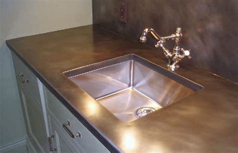 galvanized sheet metal countertops|cost of metal countertops.